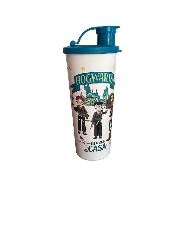 Tupperware Copo Com Bico 470ml Harry Potter - Casas De Hogwarts