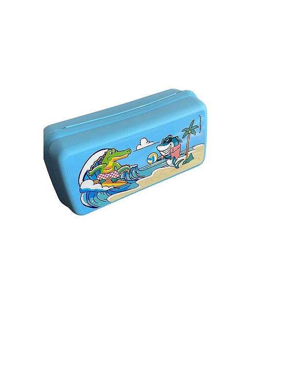 Tupperware Posta Sanduiche Retangular - Surf/Azul