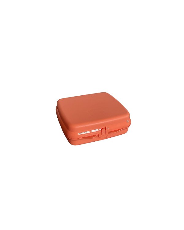 Tupperware Porta Sanduiche Quadrado Rosado