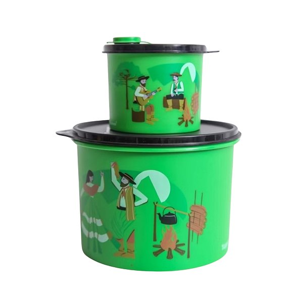 Tupperware Kit Farroupilha - Tupper Caixa 2,4l + 500ml com Dosador