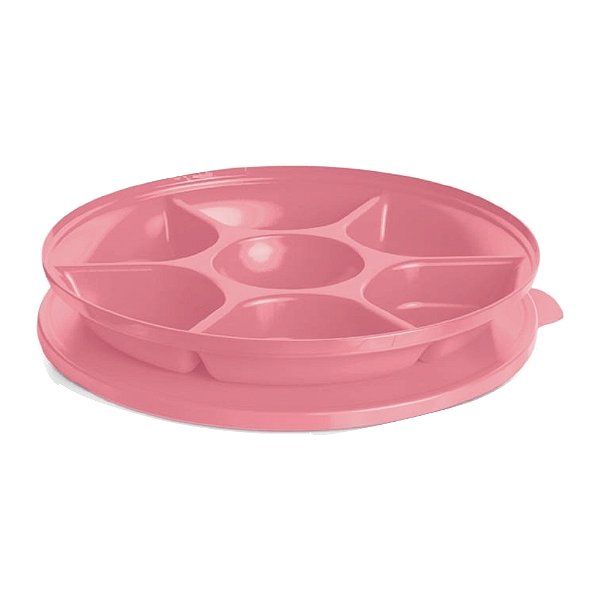 Tupperware Petisqueira Aloha - Rosa Quartzo