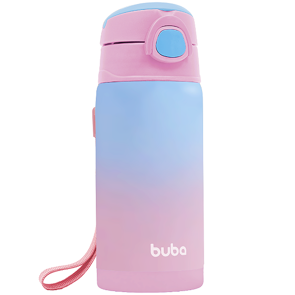 Copo Térmico Buba Parede Dupla Degrade - Rosa 400ml