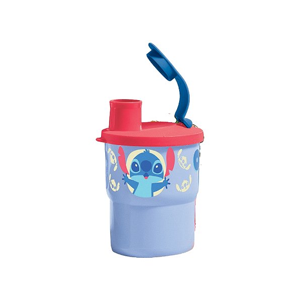 Tupperware Copo Colors Com Bico 225ml - Stitch Ohana