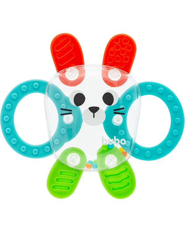 Chocalho Com Modedor Buba - Coelhinho