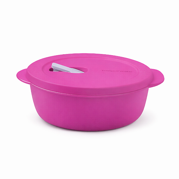 Tupperware Tigela Cristalwave GII 1 Litro - Rosa Neon