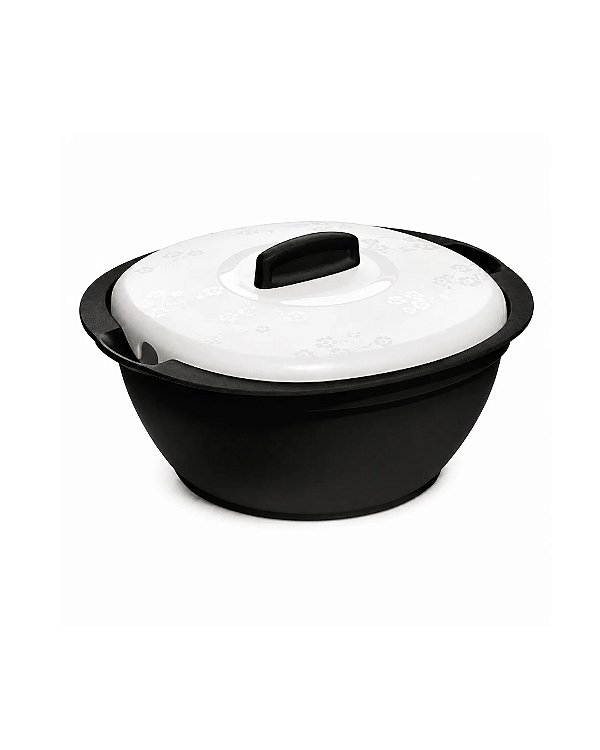 Tupperware Sopeira Actualite 1,8 Litros - Black Preto Tampa Branca