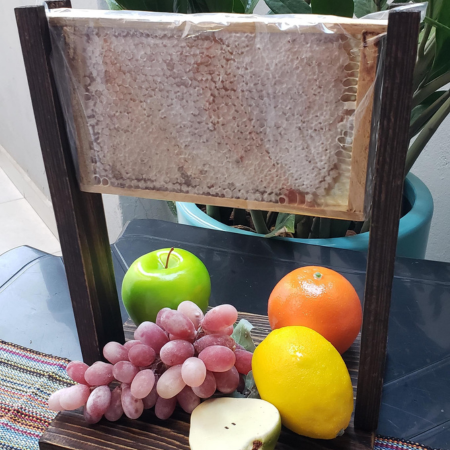 Suporte Para Favo de Mel Médio - COR NOGUEIRA