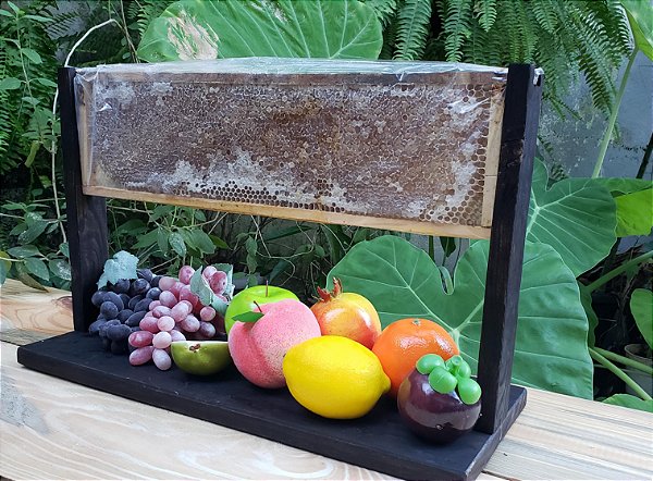 Suporte Para Favo de Mel Grande - COR NOGUEIRA