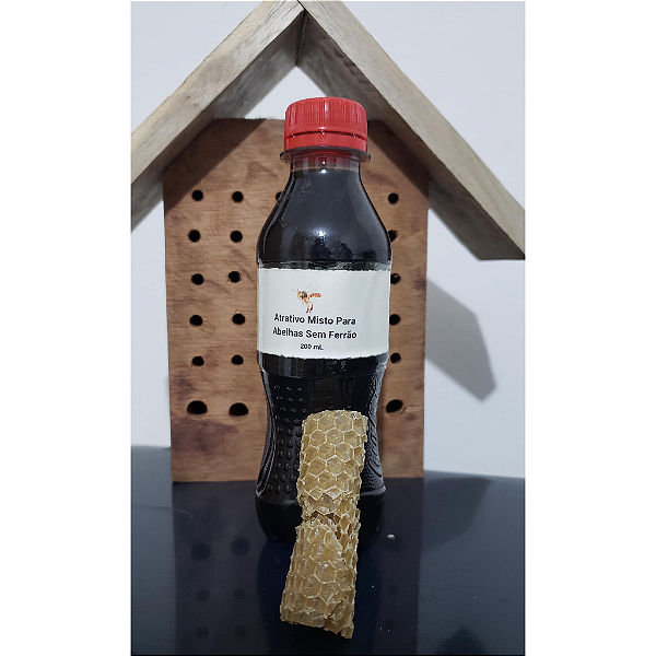 Loção Atrativa 200ml+CERA para captura de abelhas sem ferrão e enxames - Feromônio de abelhas