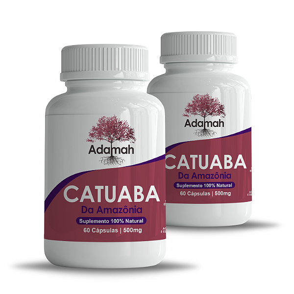 Kit 2 Catuaba 120 Cápsulas De 500mg Tônico Antioxidante