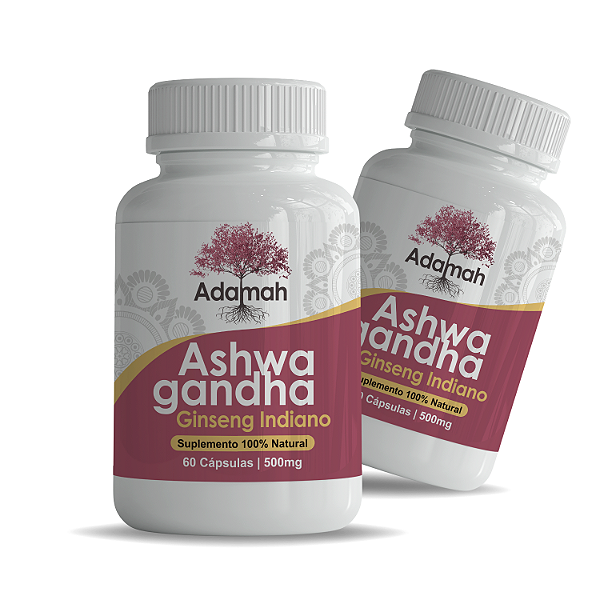 Kit 2x Ashwagandha - Indiano A Verdadeira 120 Cápsulas