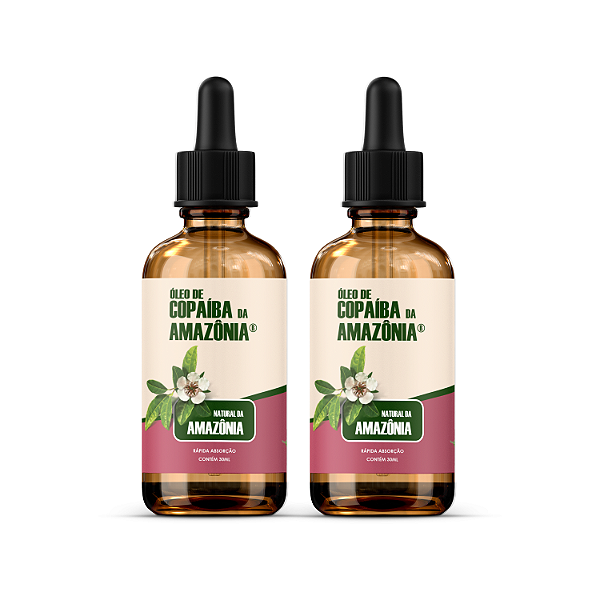 Kit 2x Óleo De Copaíba Da Amazônia - 100% Puro E Natural