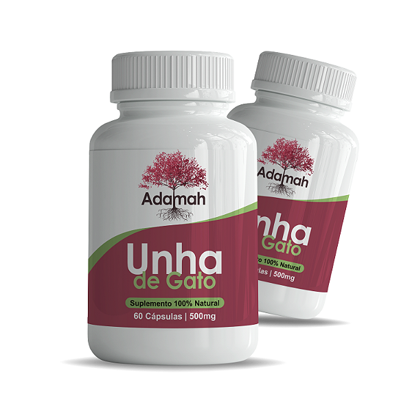 Kit 02 Cápsulas Unha de Gato Planta Nativa Da Amazônia - 120 Caps