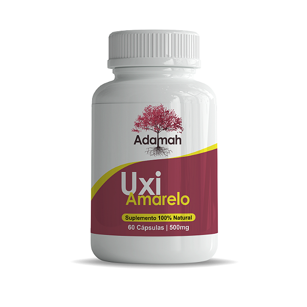 1 Pote Extrato Uxi Amarelo Em Cápsulas 500mg - O Verdadeiro