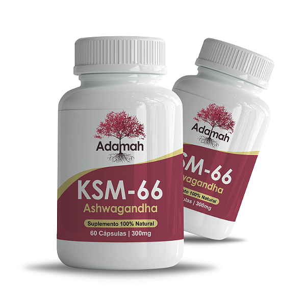 Kit 2 Potes Ksm-66 A Mais Pura - 120 Cápsulas 300mg
