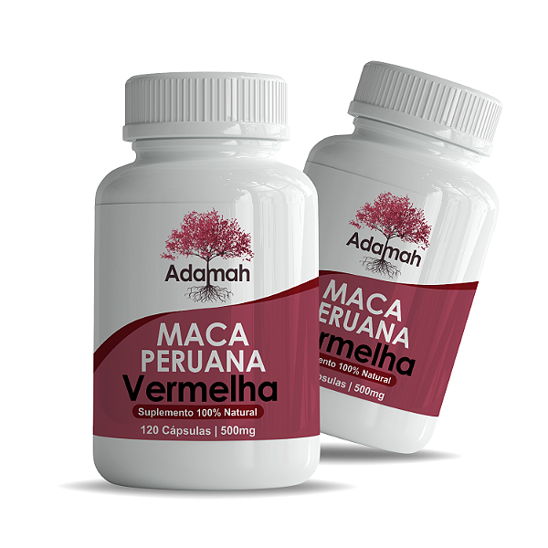 Kit 2x Maca Peruana Vermelha