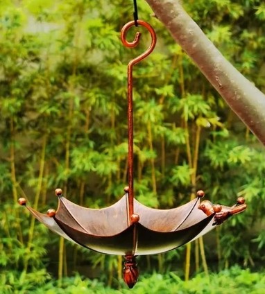 Alimentador de Pássaros Metálico