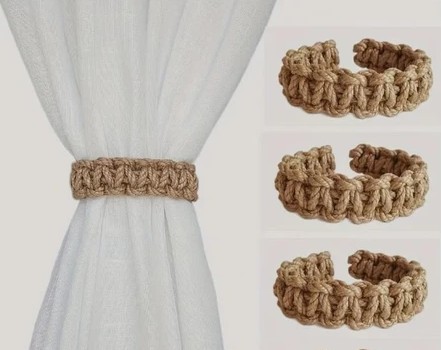 Braçadeira para Cortina - Feito a Mão