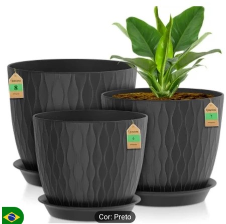 Vasos Decorativo Com Prato