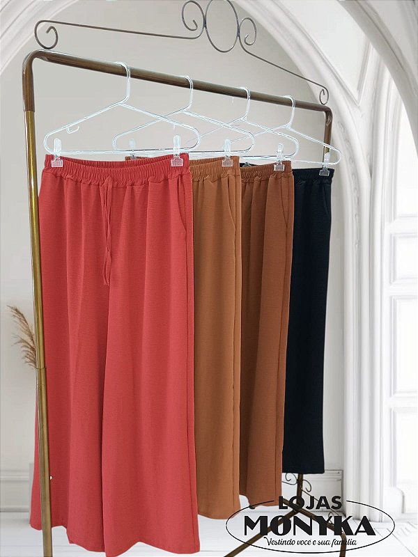 Calça Pantalona Plus size Julia