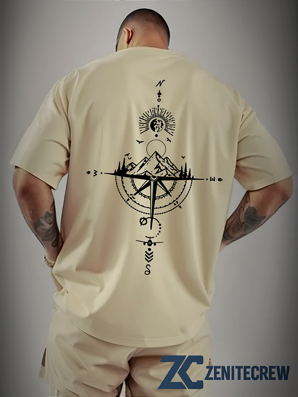 Camiseta Oversized de manga curta masculina