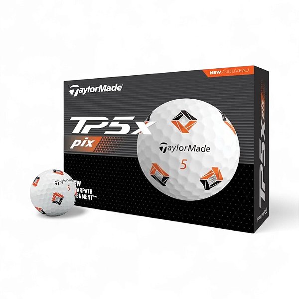Kit 12 Bolas Golfe TaylorMade TP5x pix - Nova Geração