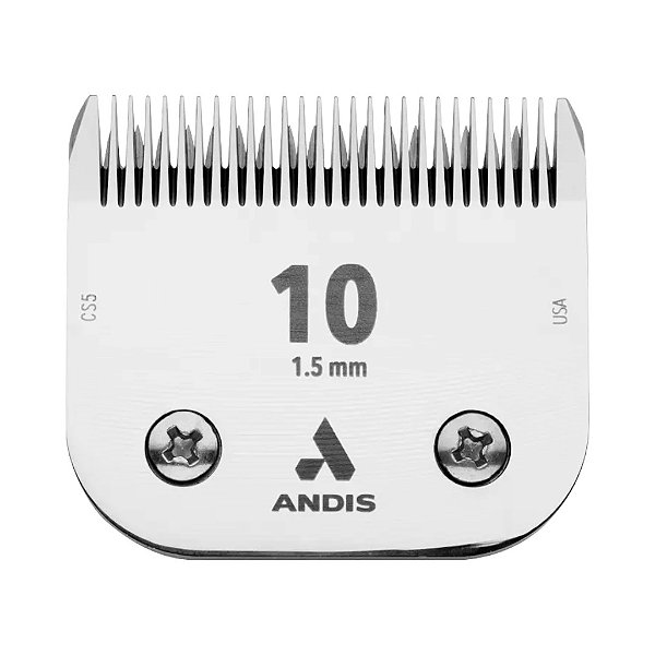 Lâmina Tosa Andis UltraEdge Size 10 Aço Carbono