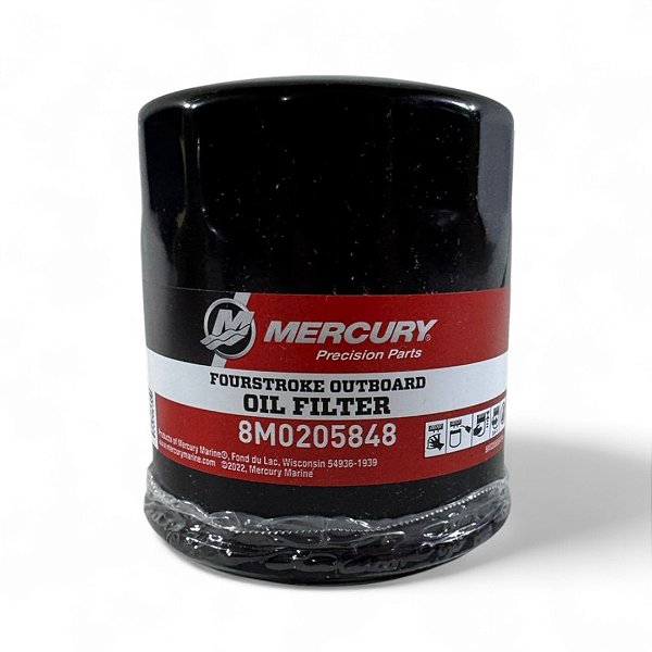 Filtro de Óleo Para Motor Popa Mercury V10 Verado 350/400hp