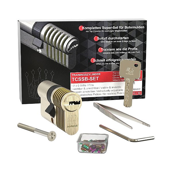 Jogo Chaves de Tensão para Multipick - TCSSB-SET Lockpicking