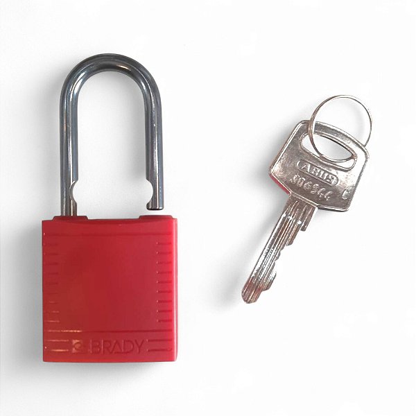 Cadeado Nylon Brady - Bloqueio Vermelho 99552
