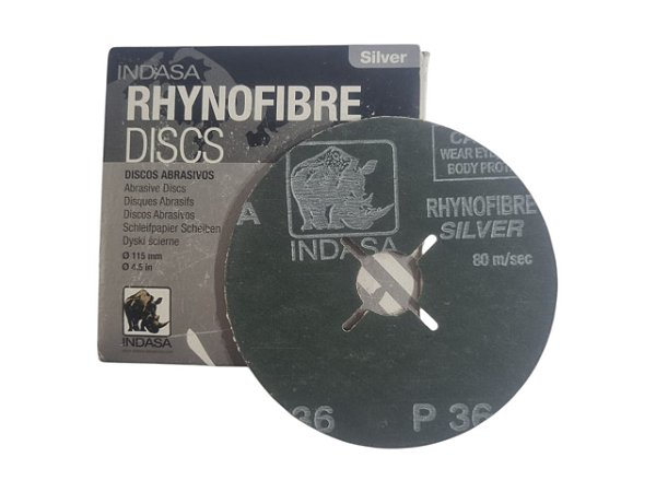 Disco Lixa Indasa Rhynogrip 115mm - P36 - 25und