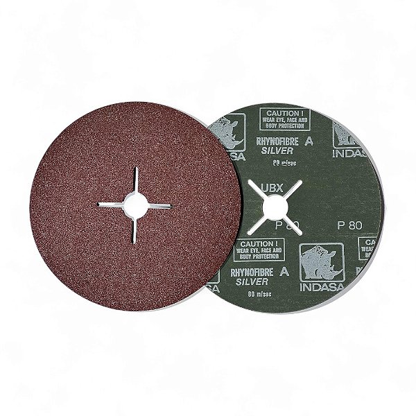 Disco de Lixa Rhynofibre Indasa - P80 180mm 25un