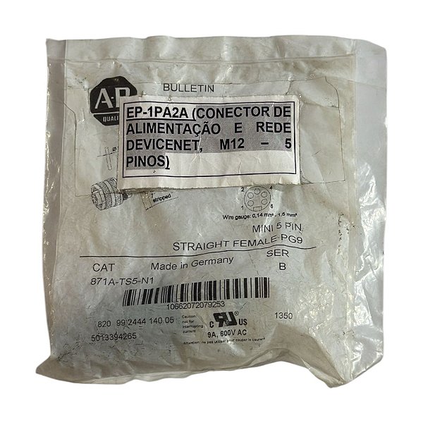 Conector Allen Bradley - 871A-TS5-N1