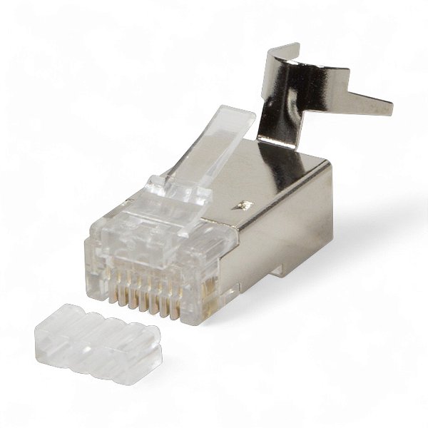 Kit 10 Conector Rj45 Logilink - MP0033 Cat6A 7 7A 8.1