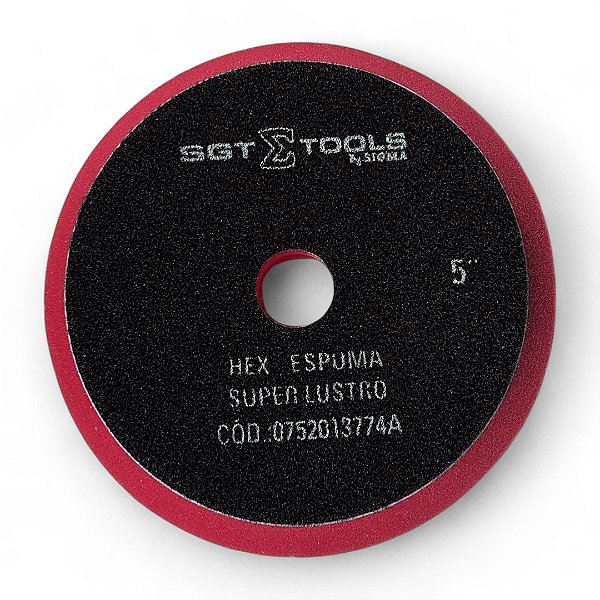 Boina Espuma Super Lustro 5 Pol - Sigmatools Roto Orbital