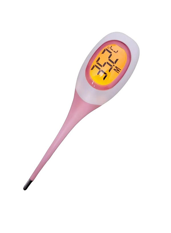 Termômetro Digital Rápido G-Tech - TH1027 8 Seg Rosa