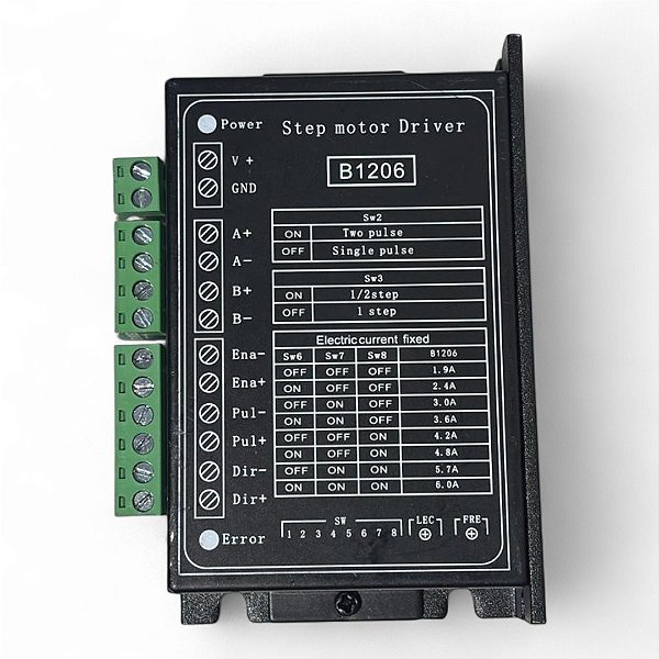 Driver Motor Passo 2 Fases StepperOnline - B1206 6A 120V