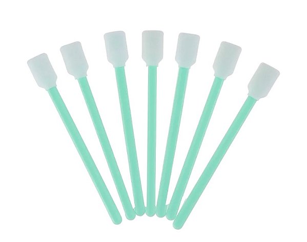Kit 100 Hastes Cotonetes Limpeza Poliéster