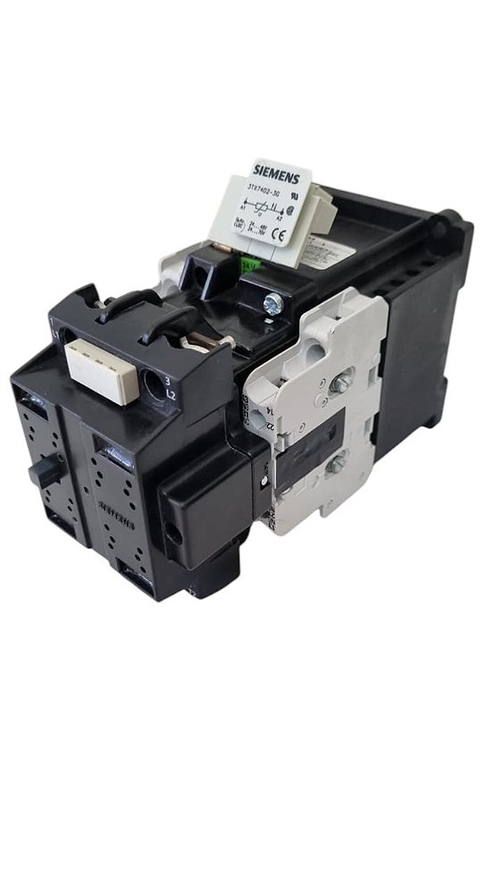 Contator Potência 2P 32A DC Siemens - 3TC4417-0A 24V