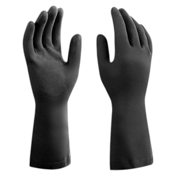 5 Luvas Segurança Limpeza Mucambo Pro 260 Látex Preta TAM G