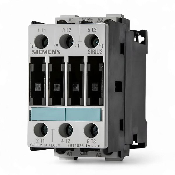 Contator Potência para Siemens 3RT10251AN10 18A Bobina 220V