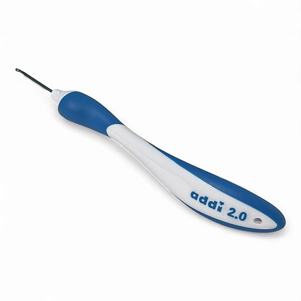 Agulha Crochê Swing 2.0mm Addi - 16cm Ergonômica