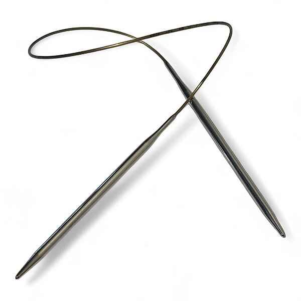Agulha Circular Tricô Alumínio Addi 5.0mm 60cm 105-7
