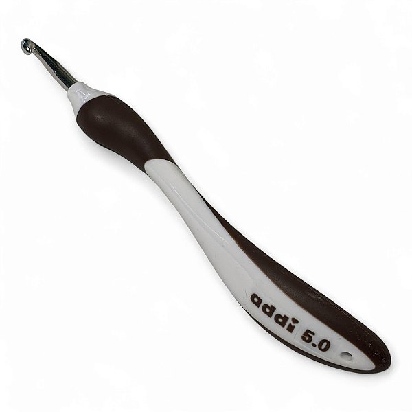 Agulha Crochê Addi - Swing 5.0mm 16cm Ergonômica