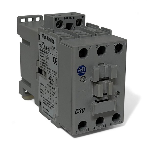 Contator Allen Bradley - 100-C30E00 Serie C 30A 380V