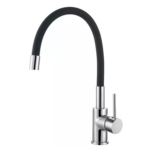 Torneira Monocomando Cozinha Flexível Preto