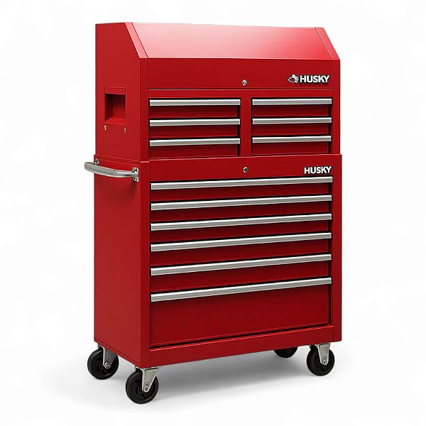 Armário Caixa Ferramentas 12 Gavetas Husky 36 Pol