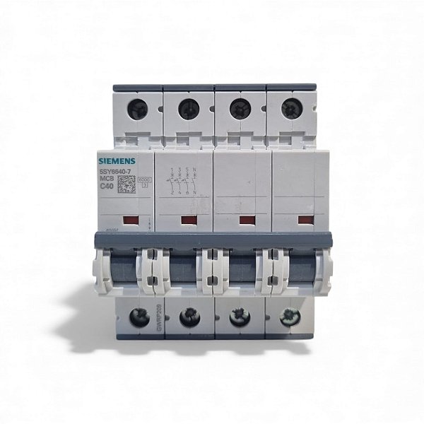 Disjuntor Tetrapolar Siemens 5sl6640-7mb C40 400v
