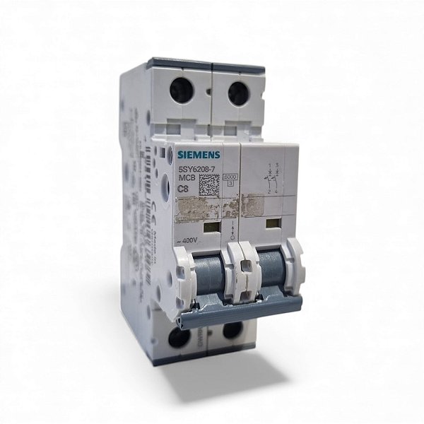 Disjuntor Bipolar 8A Curva C Siemens - 5SY6208-7