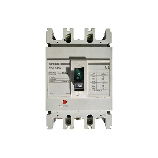 Disjuntor Caixa Moldada Tripolar 150A - SDLS150 - STECK